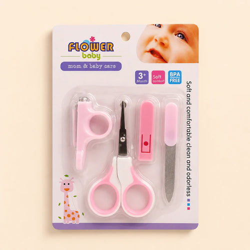 ZY-NOON Baby Grooming Kit – 4 Pieces (Blue & Pink)