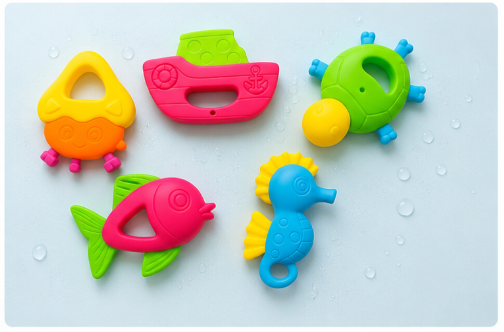 Baby Rattle Toy Set for Newborns – Soft & Colorful