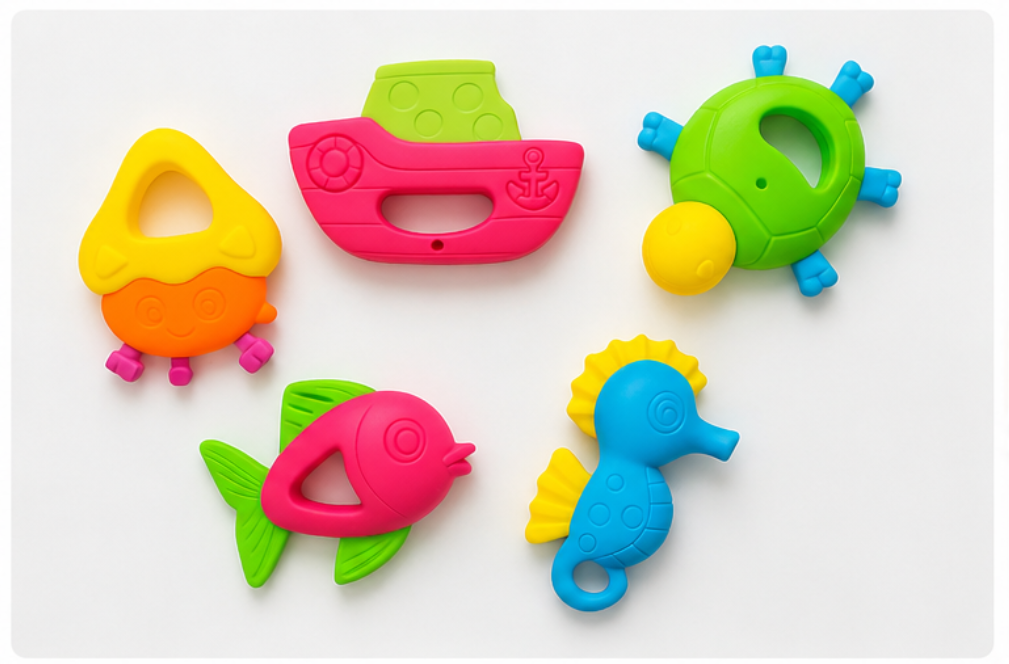 Baby Rattle Toy Set for Newborns – Soft & Colorful