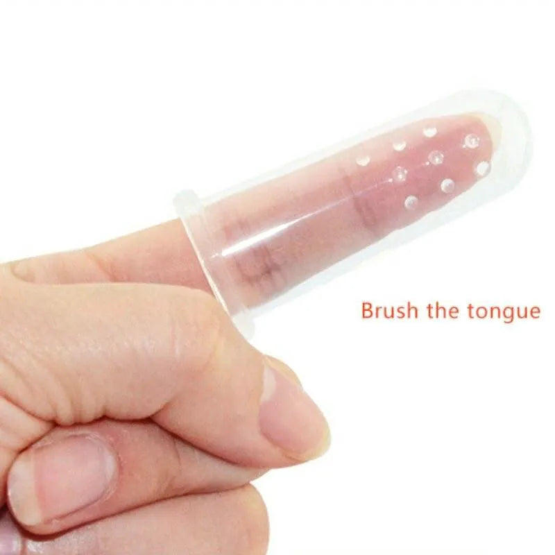 ZY-NOON Silicone Baby Finger Toothbrush – Soft Gum & Teeth Cleaner