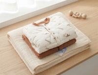 Baby Quilted Jacket & Pants Set - Brown Puppy Print