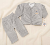 Happy Mums Baby Plush Jacket & Pants Set