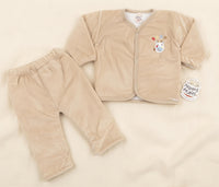 Happy Mums Baby Plush Jacket & Pants Set