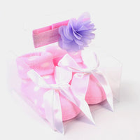 Hudson Baby 6-Piece Headband & Sock Gift Set for Newborns